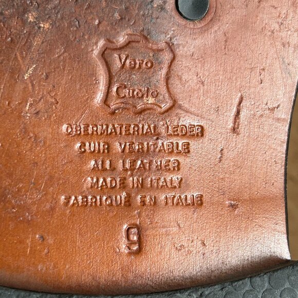 Leather Fisherman Sandals Brown Resort Vacation Italy Made women 9 Tommy Bahama - Picture 8 of 13